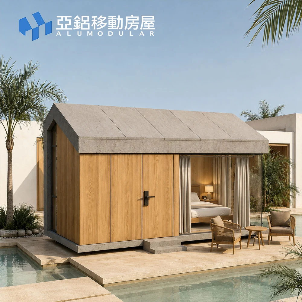 A-18A compact prefab modular house exterior