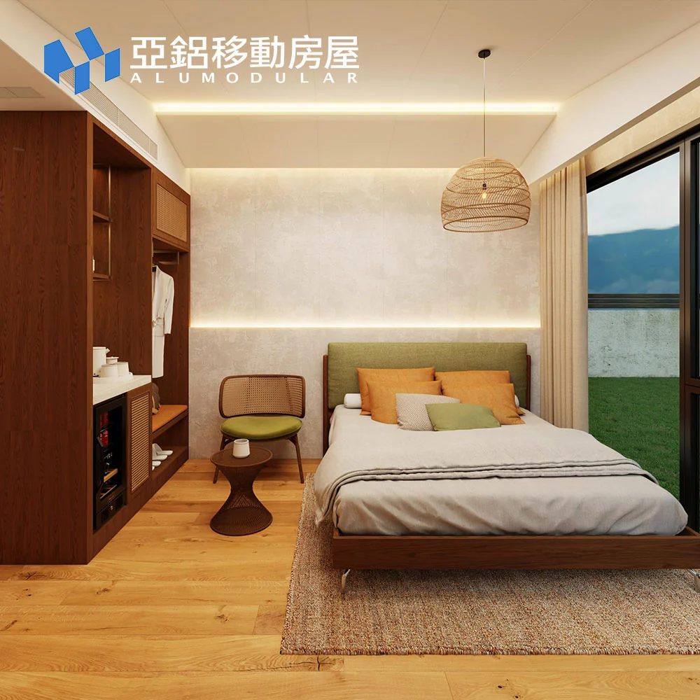 A-18A modular house compact bedroom interior