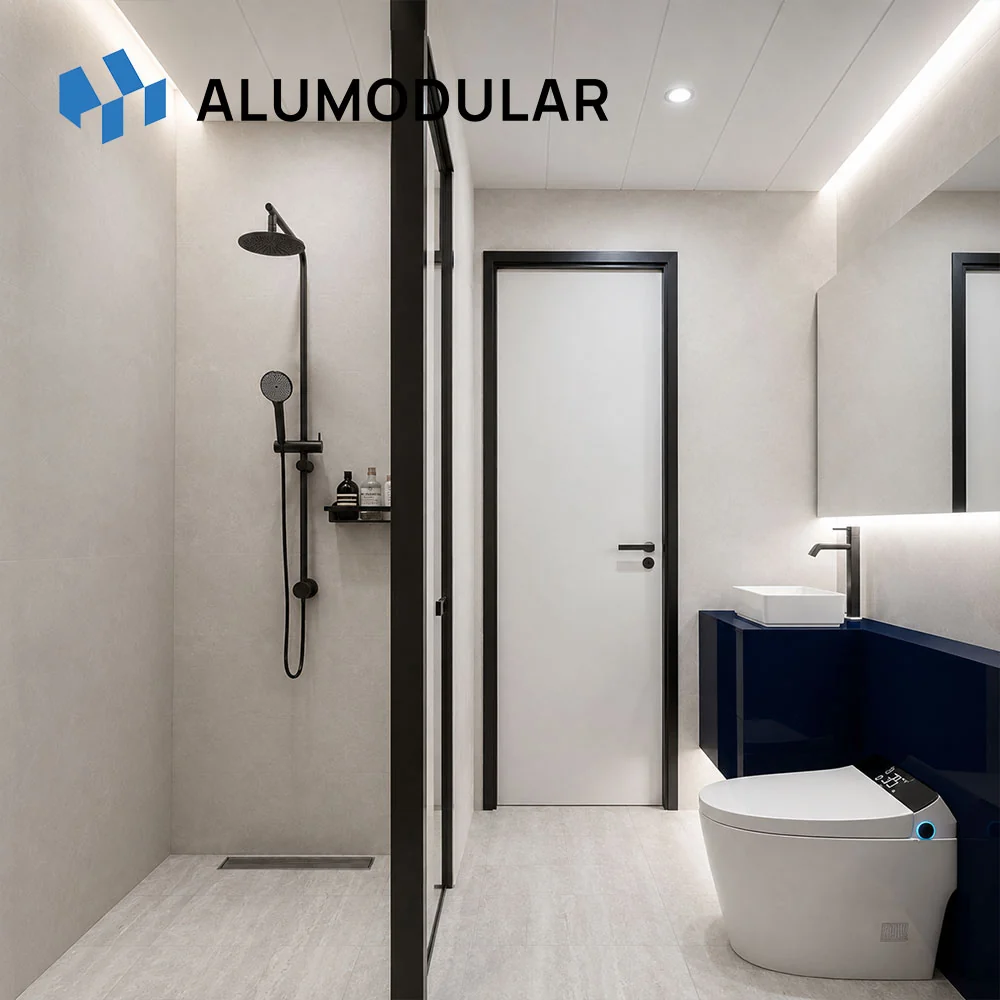A-18B modular house shower and bathroom interior