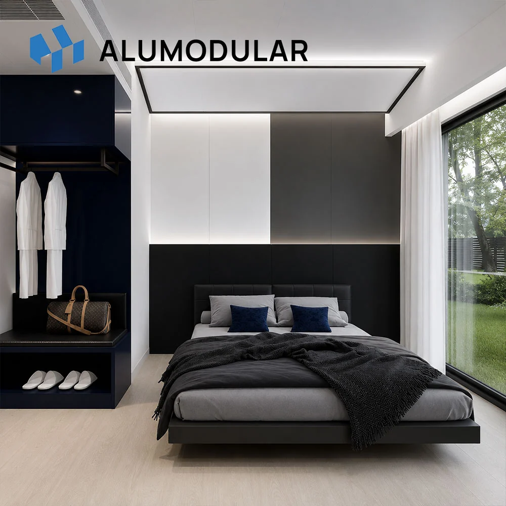 A-18B modular house bedroom interior VR preview