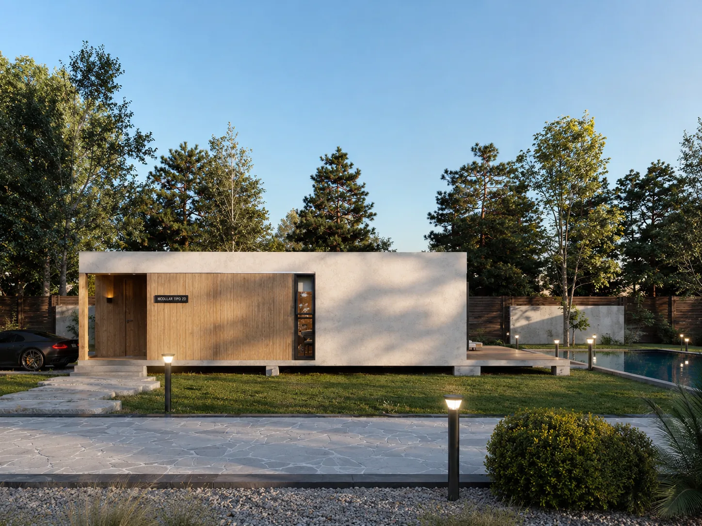 Spain modular house case exterior for project news