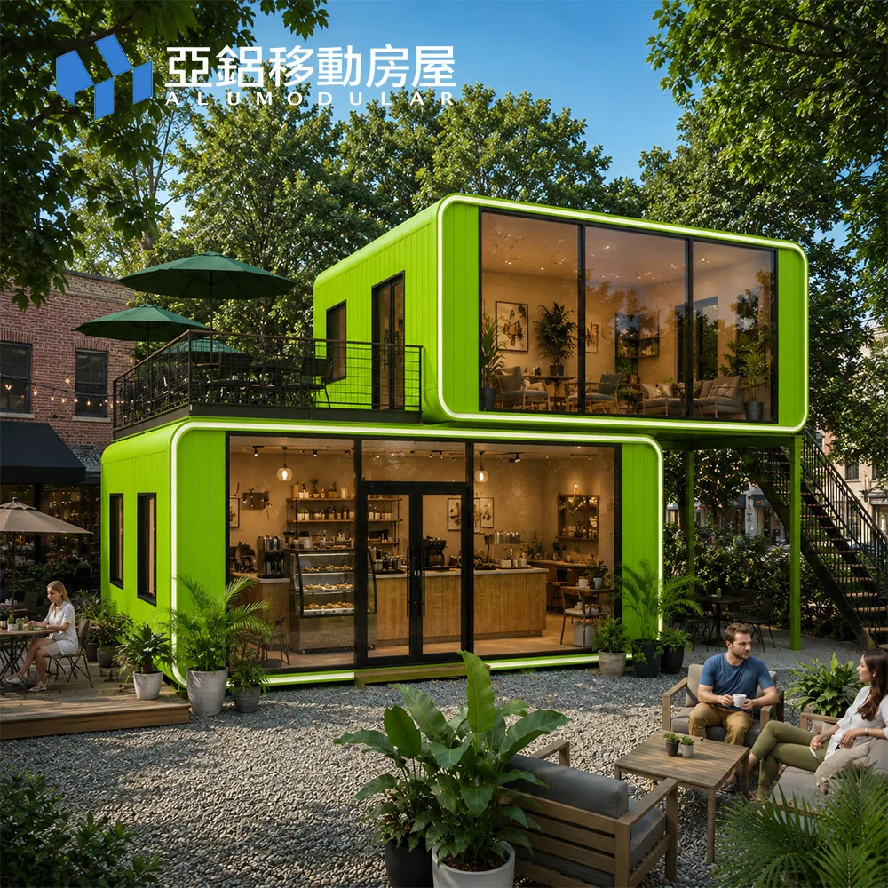 A-160D commercial modular building for larger open spaces